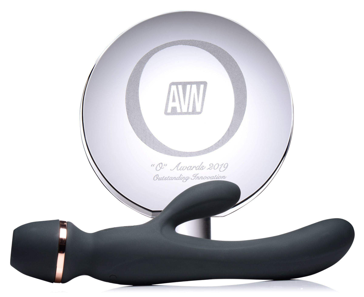 Shegasm Supreme 3 in 1 Silicone Suction Rabbit Vibe - The Dildo Hub