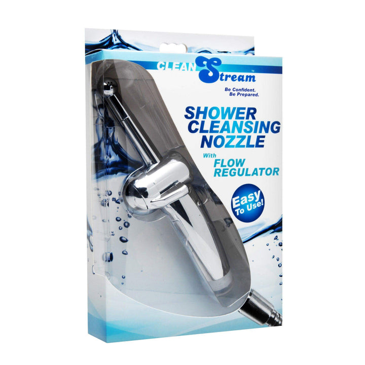 Shower Cleansing Nozzle with Flow Regulator - The Dildo Hub