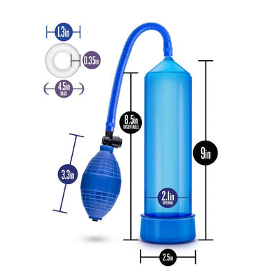 Peformance VX101 Male Enhancement Penis Pump - Blue | Blush  from Blush