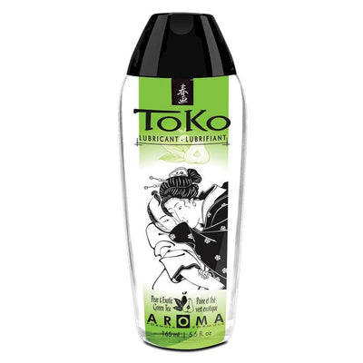 Shunga Toko Aroma Water-Based Lubricant - Pear & Exotic Green Tea - 5.5 Fl. Oz. - The Dildo Hub