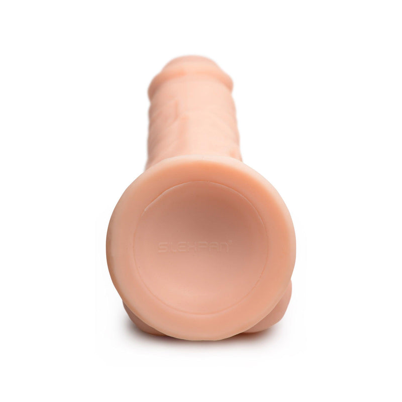 Silexpan Light Hypoallergenic Silicone Dildo with Balls - 7 Inch - The Dildo Hub