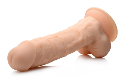 Silexpan Light Realistic Dildo with Balls - 8.5 Inch - The Dildo Hub