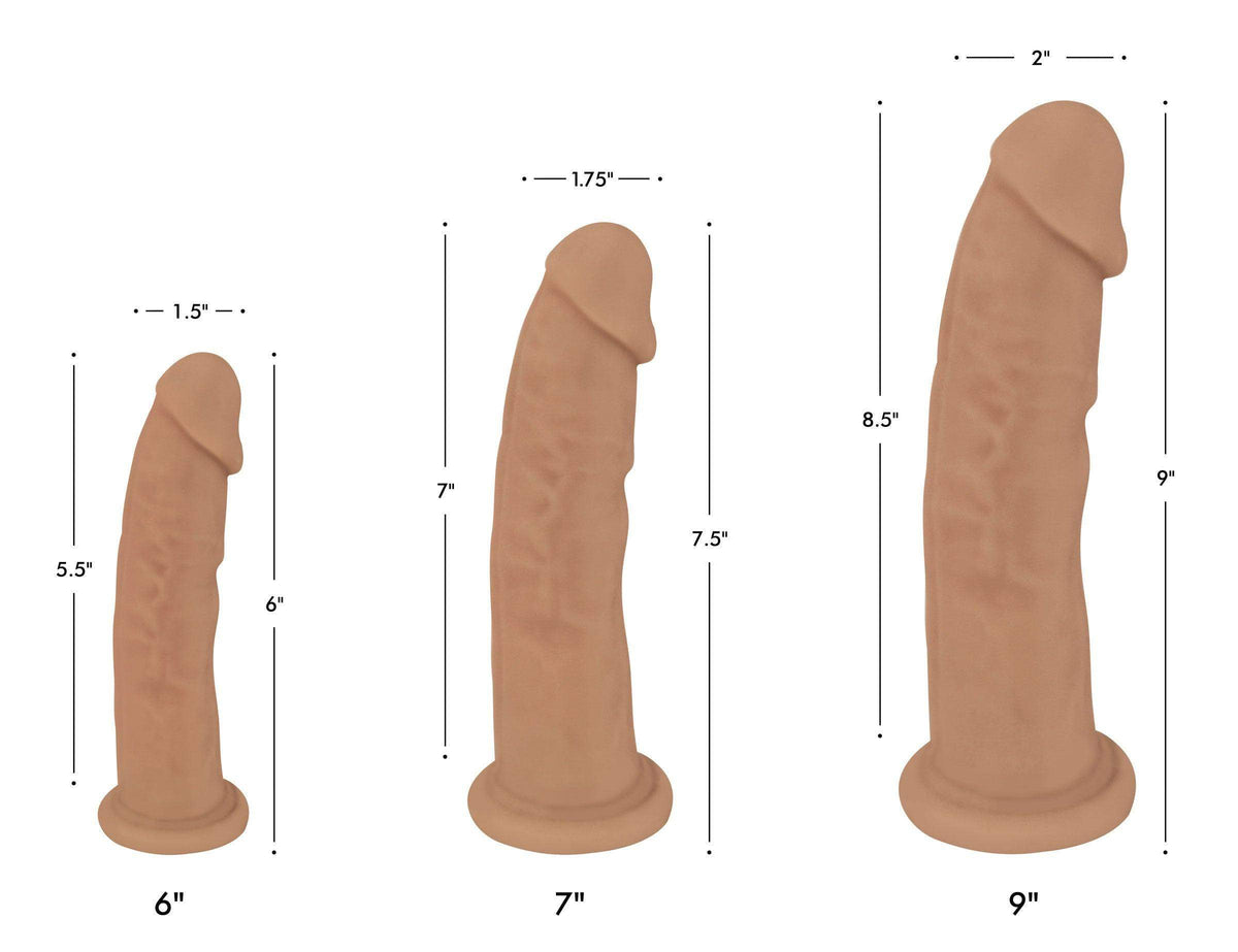 Silexpan Medium Hypoallergenic Silicone Dildo - 9 Inch - The Dildo Hub