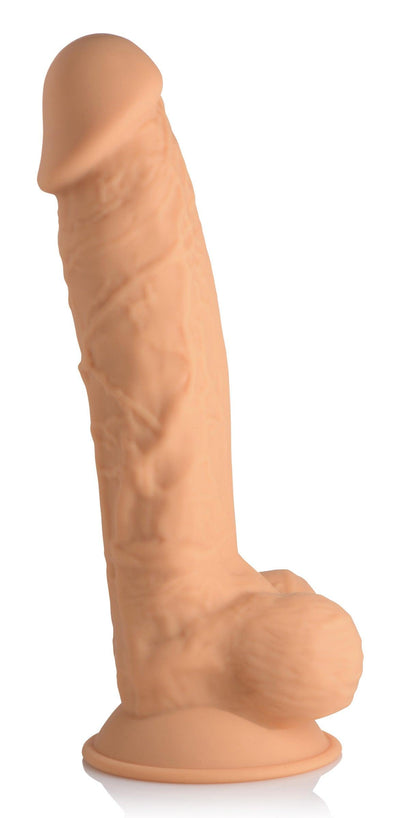 Silexpan Medium Realistic Dildo with Balls - 8.5 Inch - The Dildo Hub