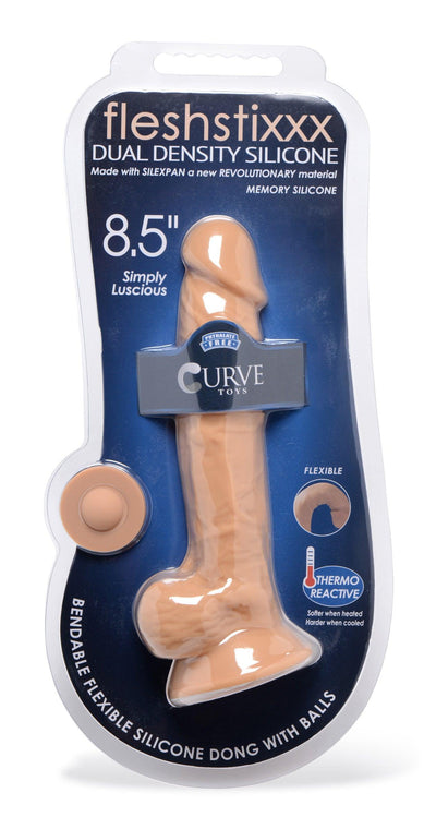 Silexpan Medium Realistic Dildo with Balls - 8.5 Inch - The Dildo Hub