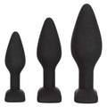 Silicone Anal Exerciser Kit-Black