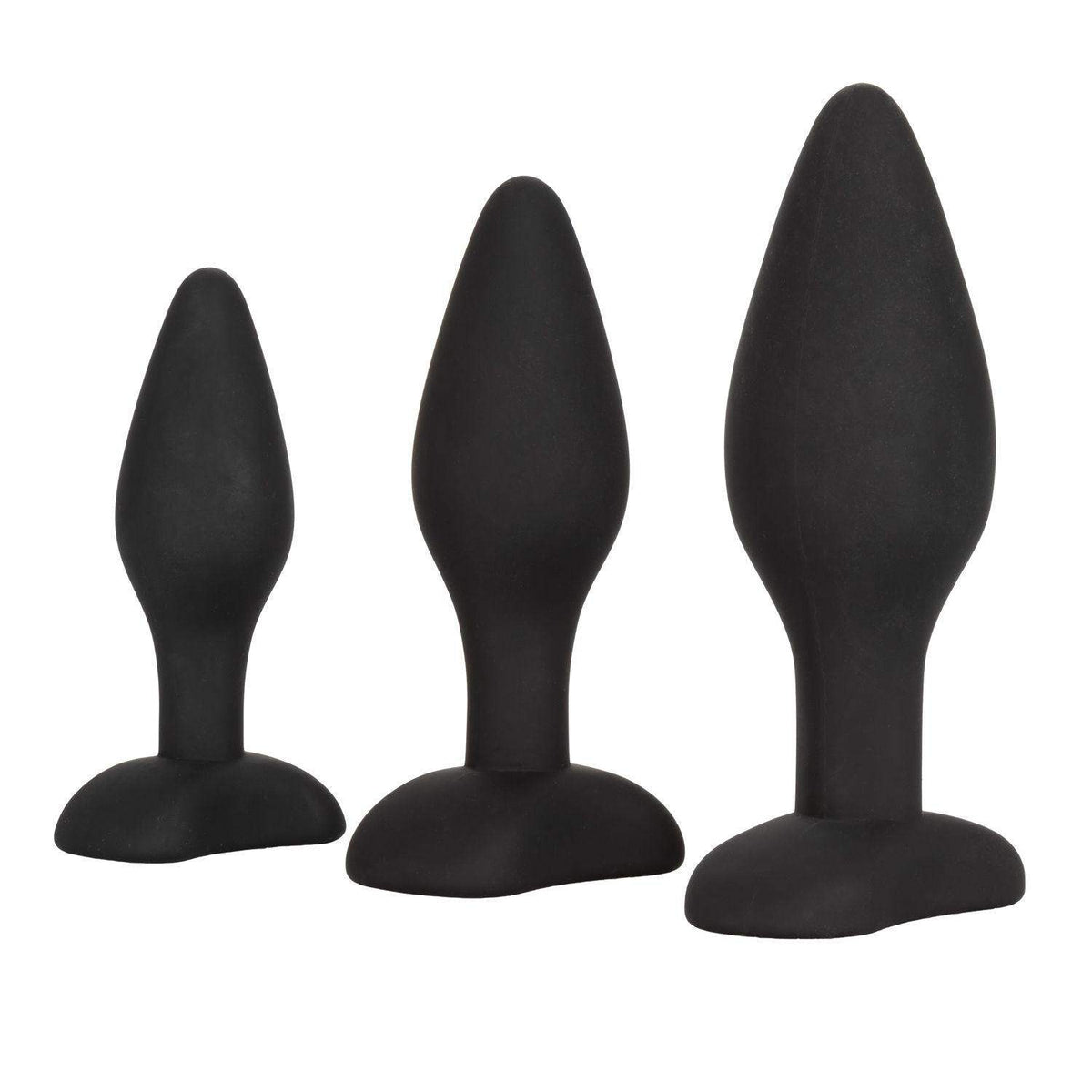 Silicone Anal Exerciser Kit-Black - The Dildo Hub