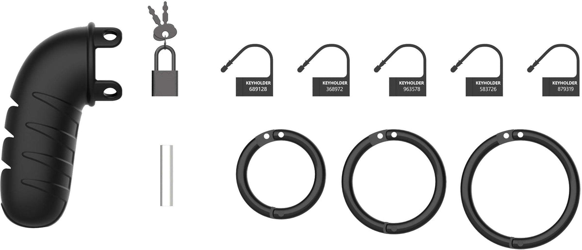 Silicone Chastity Cock Cage - Small - The Dildo Hub