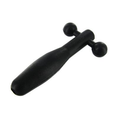 Silicone Cum-Thru Barbell Penis Plug - The Dildo Hub