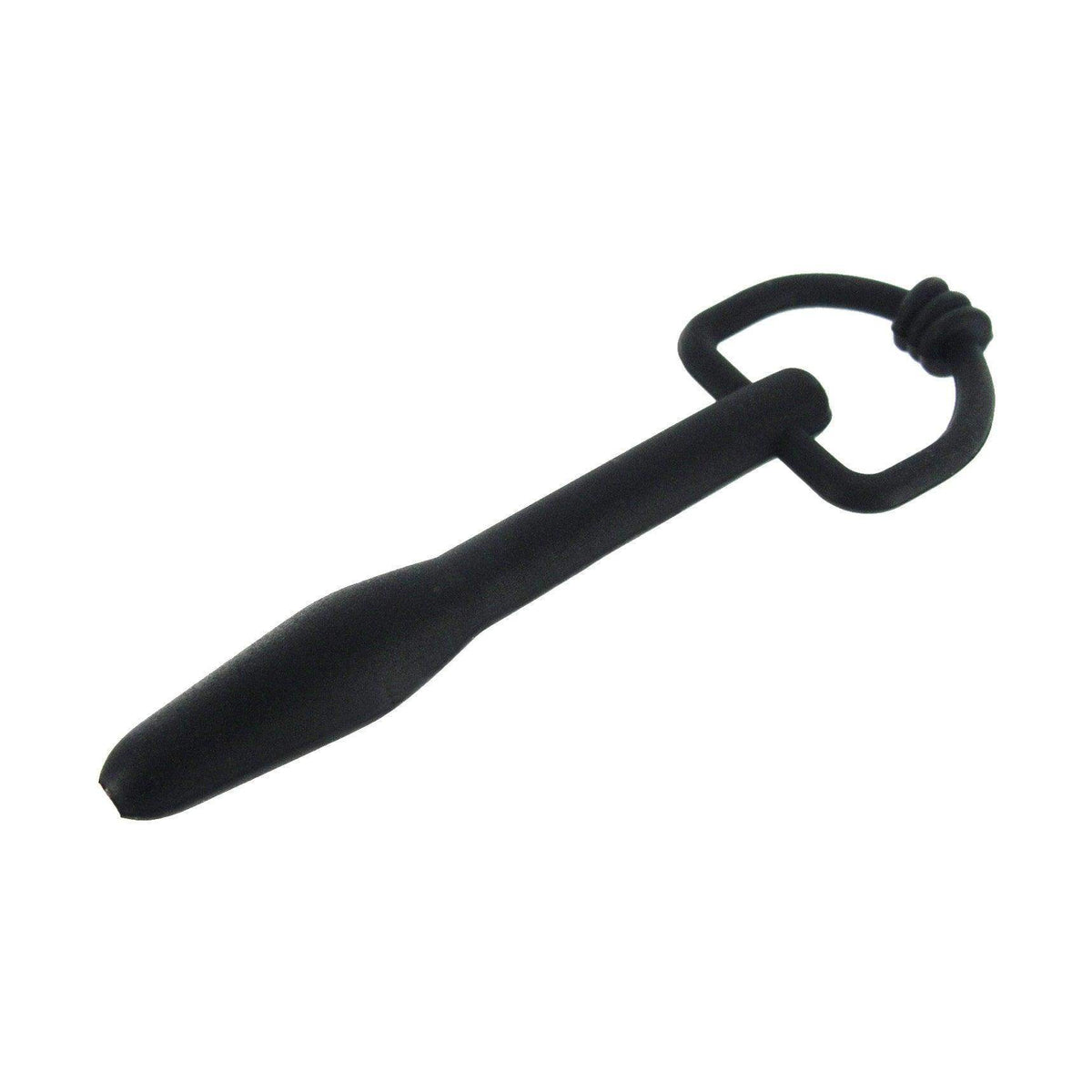 Silicone Cum-Thru D-Ring Penis Plug - The Dildo Hub