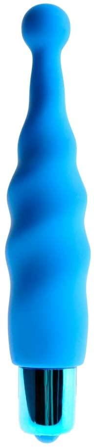 Silicone Fun Vibe - Blue - The Dildo Hub