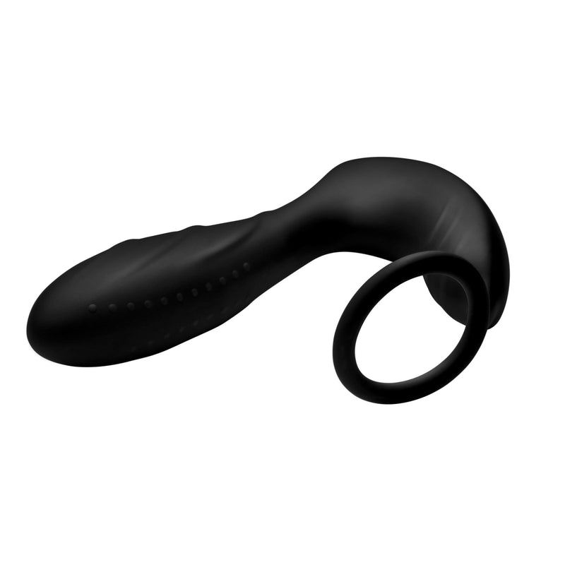 Silicone Prostate Vibrator and Strap with Remote Control - The Dildo Hub