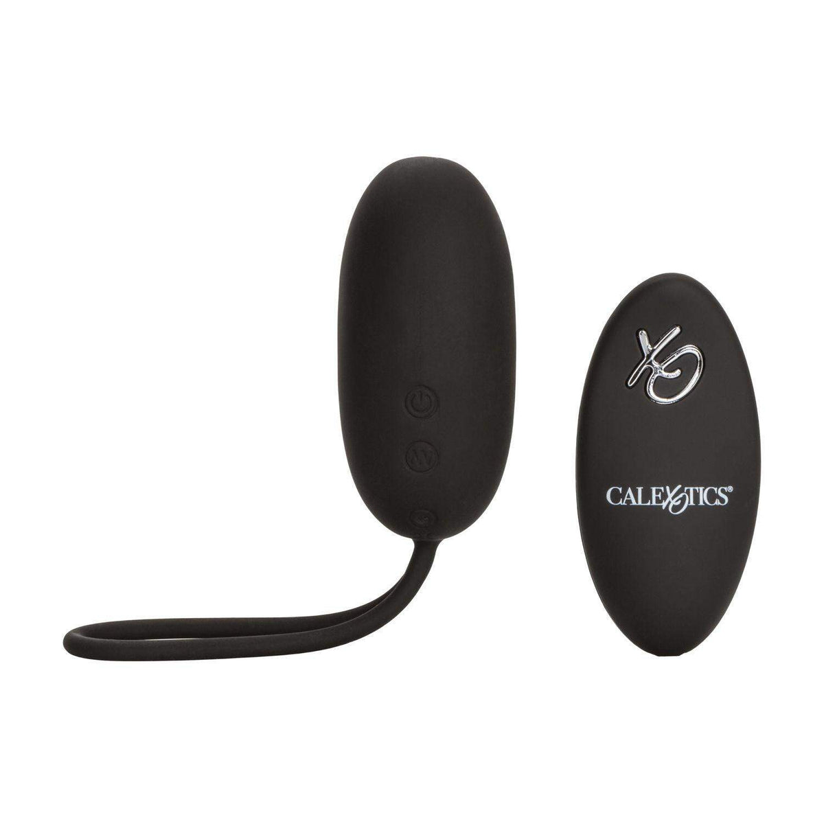 Silicone Remote Rechargeable Egg - Black - The Dildo Hub