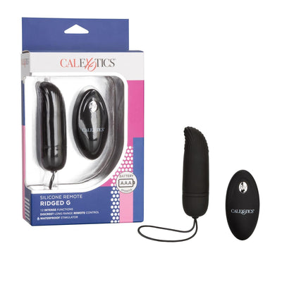 Silicone Remote Ridged G-Spot Bullet Vibrator | CalExotics - The Dildo Hub