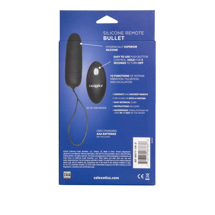 Silicone Remote Vibrating Bullet | CalExotics - The Dildo Hub