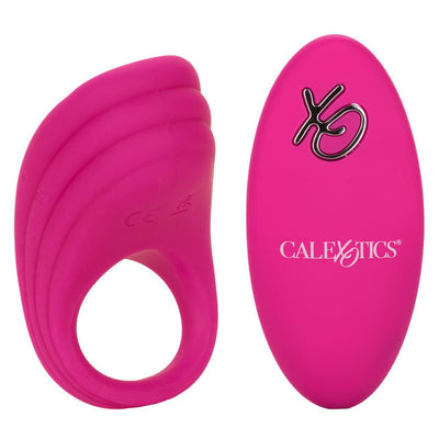 Silicone Remote Vibrating Pleasure Cock Ring | CalExotics - The Dildo Hub