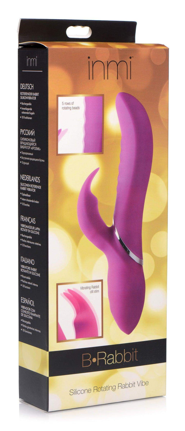 Silicone Rotating Rabbit Vibrator - The Dildo Hub