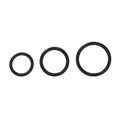 Silicone Support Cock Rings - Black | CalExotics