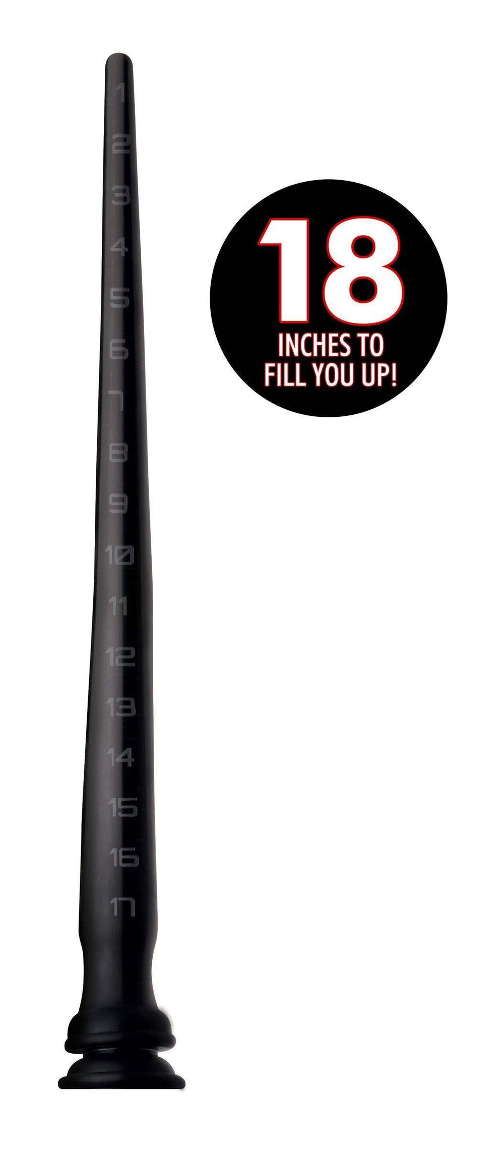 Silicone Tapered Anal Hose - 18 Inch - The Dildo Hub