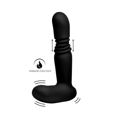 Silicone Thrusting Anal Plug With Remote Control - The Dildo Hub