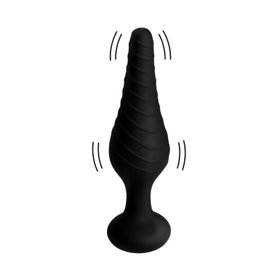 Silicone Vibrating Anal Plug With Remote Control - The Dildo Hub