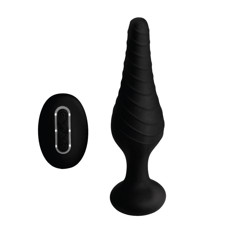 Silicone Vibrating Anal Plug With Remote Control - The Dildo Hub