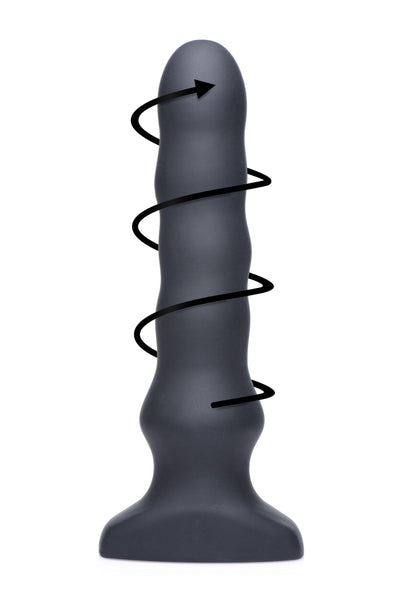 Silicone Vibrating and Squirming Plug with Remote Control - The Dildo Hub