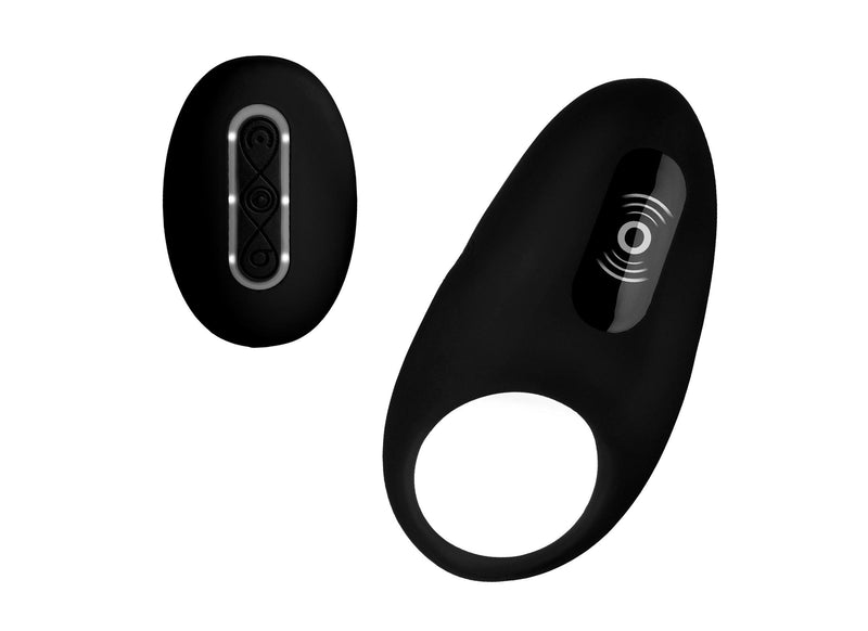 Silicone Vibrating Cock Ring with Remote Control - The Dildo Hub