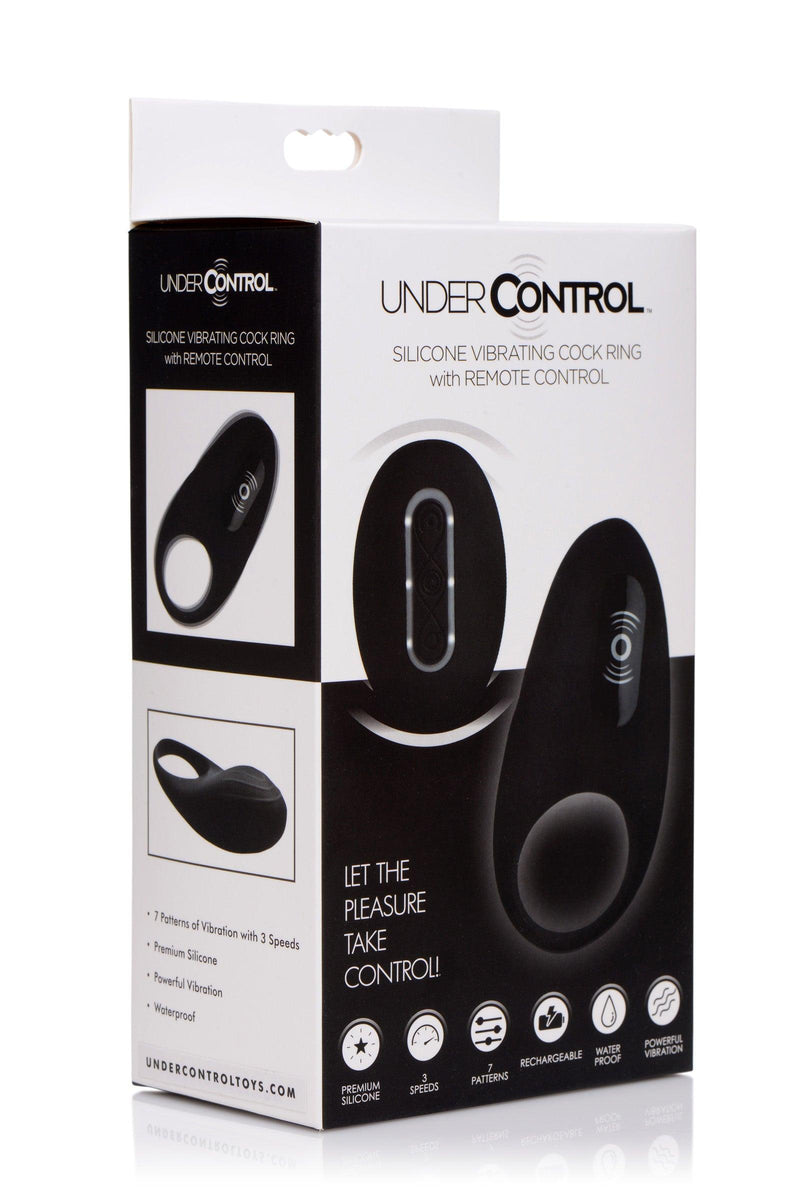 Silicone Vibrating Cock Ring with Remote Control - The Dildo Hub