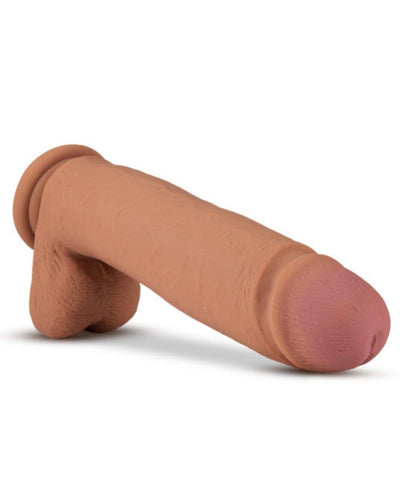 Silicone Willy's Silicone Dildo with Suction Cup-Mocha 10.5" - The Dildo Hub