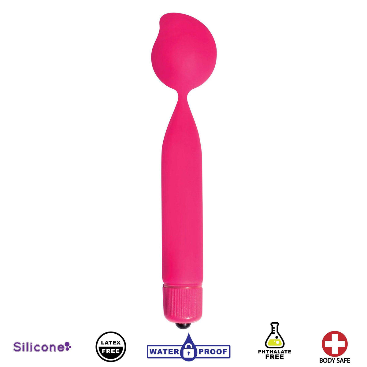 Single Vibrating Silicone Kegel Weight - Magenta - The Dildo Hub