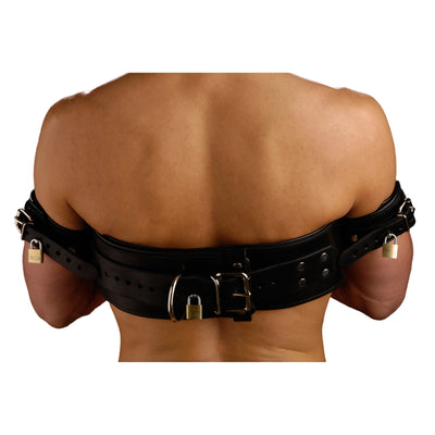 Strict Leather Arms to Chest Restraint Belt LeatherR from Strict Leather