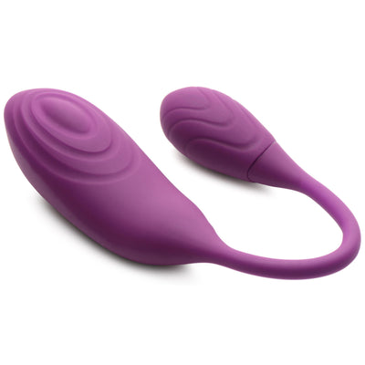 Slim Pulse 7X Pulsating Silicone Clit Stimulator and Vibrating Egg - The Dildo Hub