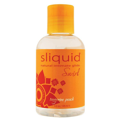 Sliquid Naturals Swirl - Tangerine Peach - 4.2 Fl. Oz. (124 ml) - The Dildo Hub