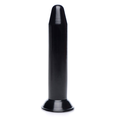 Smooth Tool Dildo - Black - The Dildo Hub