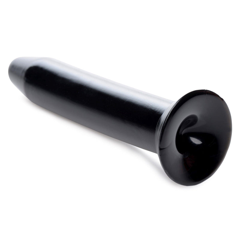 Smooth Tool Dildo - Black - The Dildo Hub