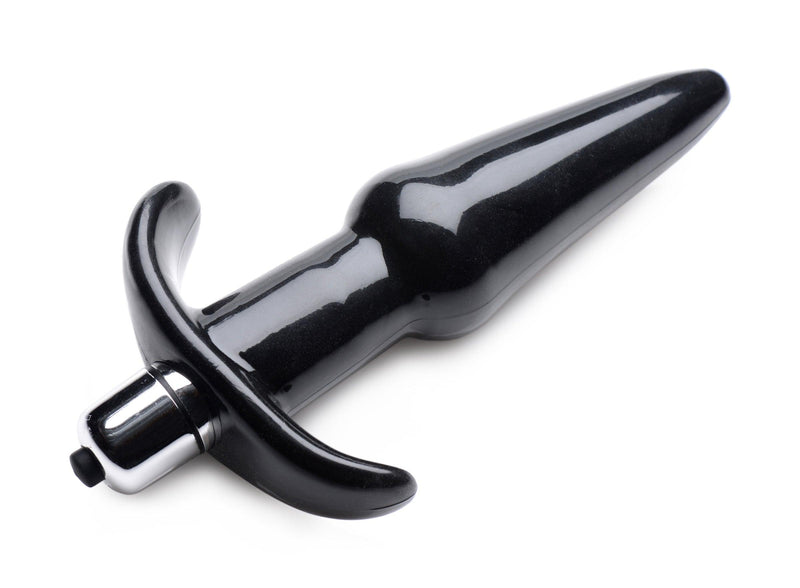 Smooth Vibrating Anal Plug - Black - The Dildo Hub