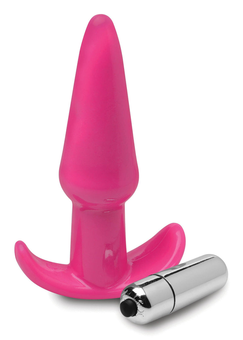 Smooth Vibrating Anal Plug - Pink - The Dildo Hub