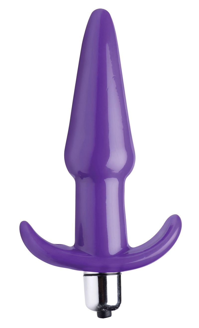 Smooth Vibrating Anal Plug - Purple - The Dildo Hub