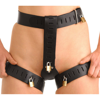 Deluxe Locking Womens Chastity Belt - ML Chastity from Strict Leather