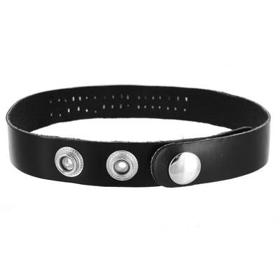 Leather ID Collars- Slave LeatherR from Strict Leather