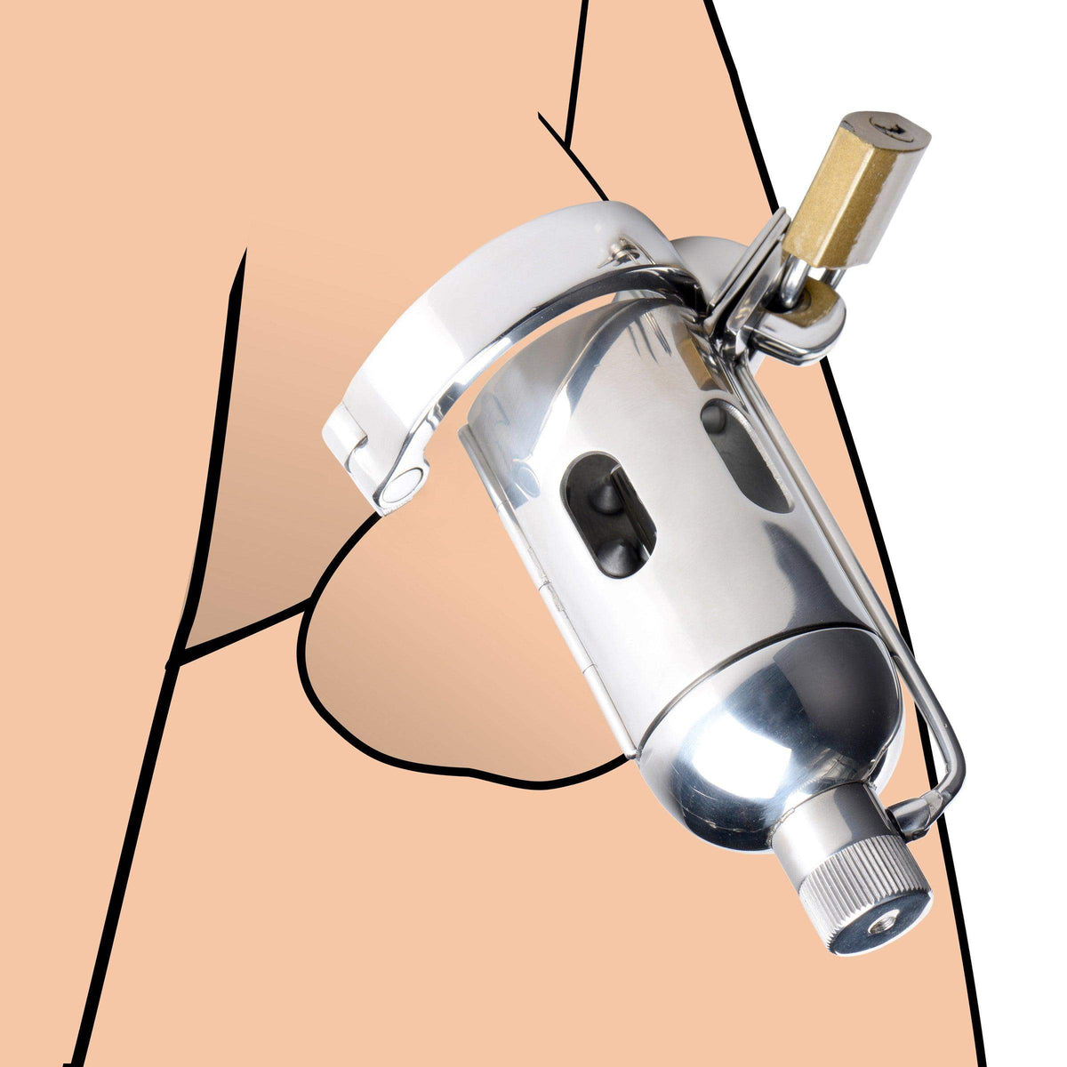 Spiked Chamber Chastity Cage - The Dildo Hub