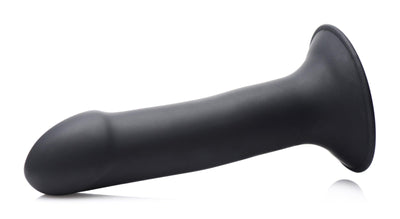 Squeezable Phallic Dildo - Black - The Dildo Hub