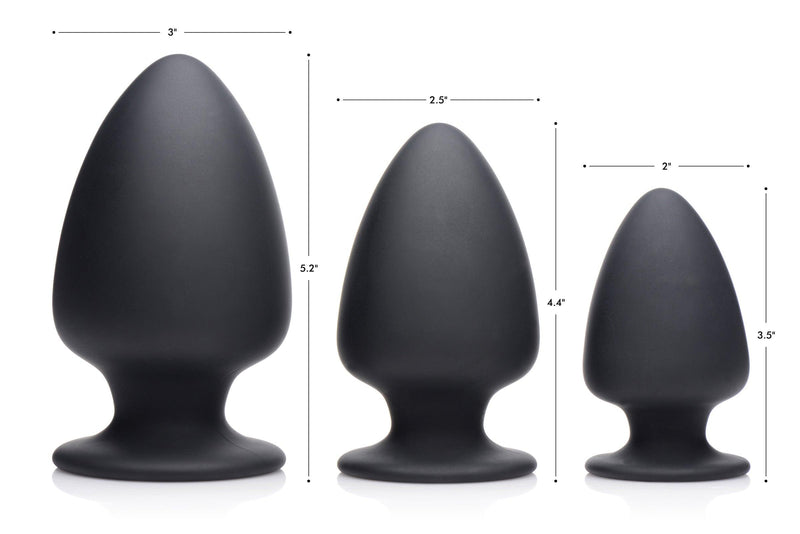 Squeezable Silicone Anal Plug - Large - The Dildo Hub