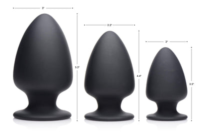 Squeezable Silicone Anal Plug - Medium - The Dildo Hub