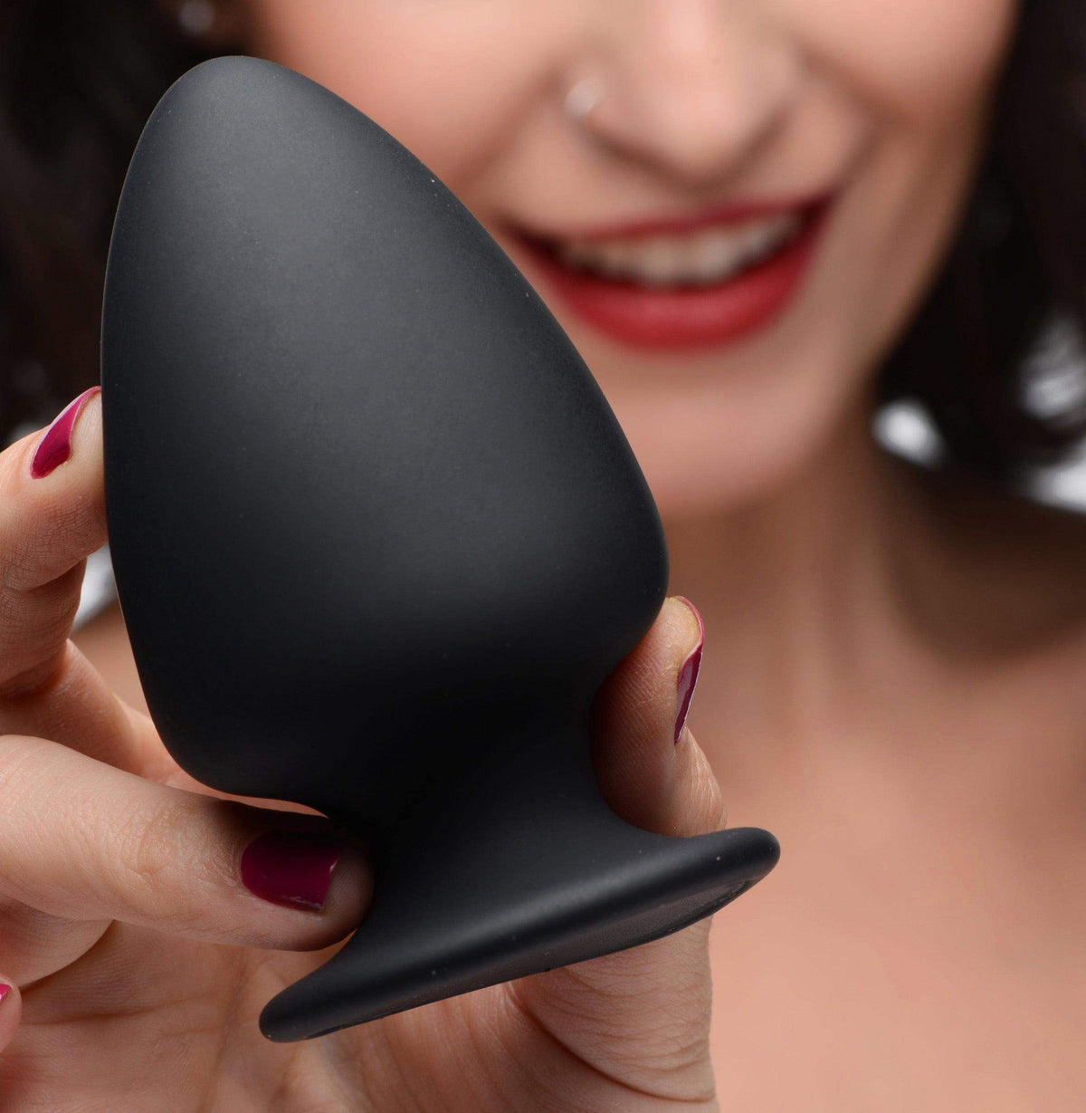 Squeezable Silicone Anal Plug - Small - The Dildo Hub