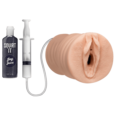 Squirt It - Squirting Pussy Stroker With Joy Juice - Vanilla | Doc Johnson - The Dildo Hub