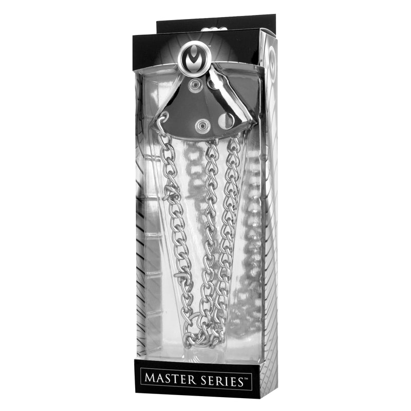 Leather Parachute Ball Stretcher TopMale from Master Series