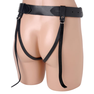 The Strict Leather Premium Leather Strap-On Harness DildoHarness from Strict Leather