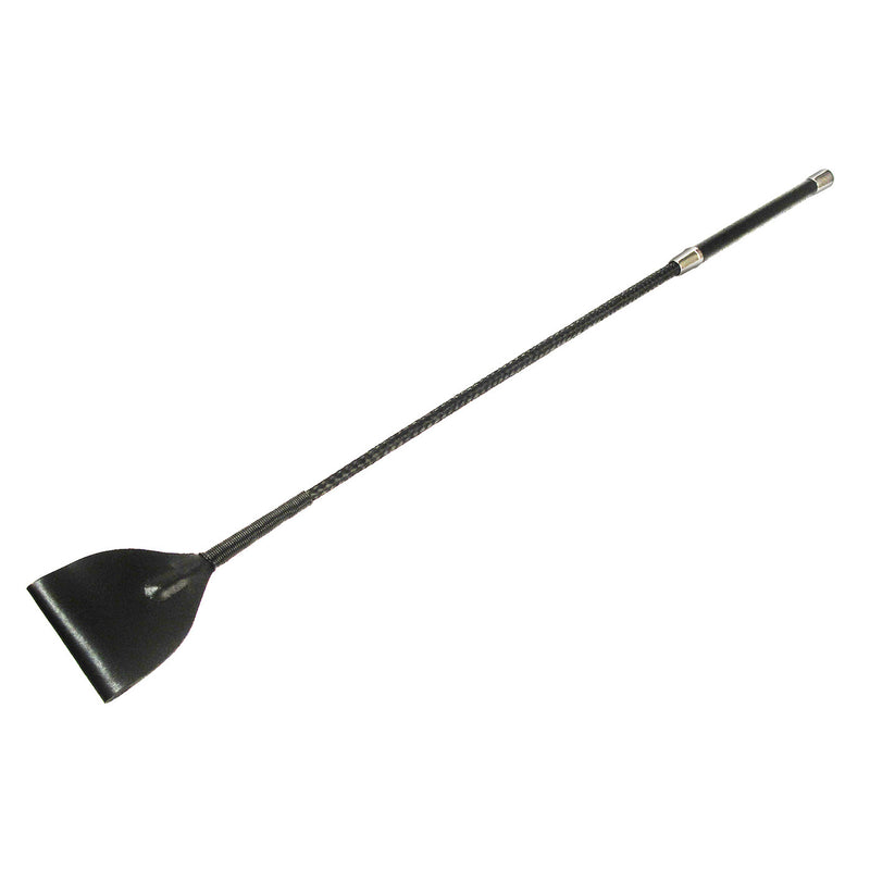 Mare Black Leather Riding Crop Impact from Master Series